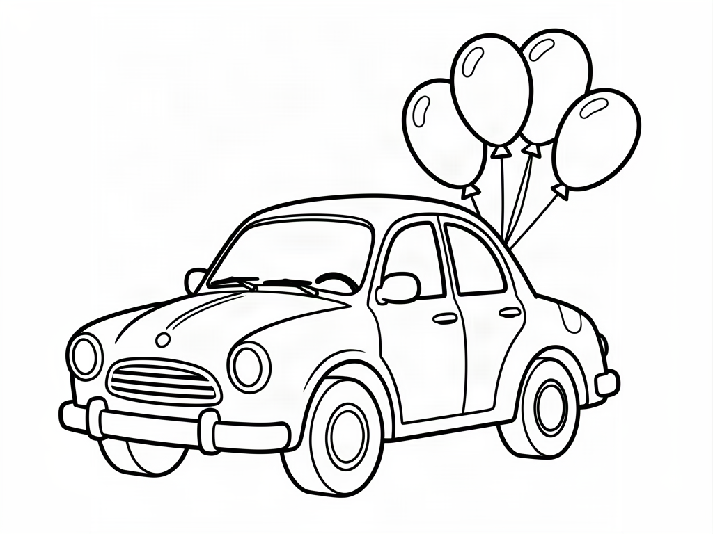 Car coloring page 11 - free printable