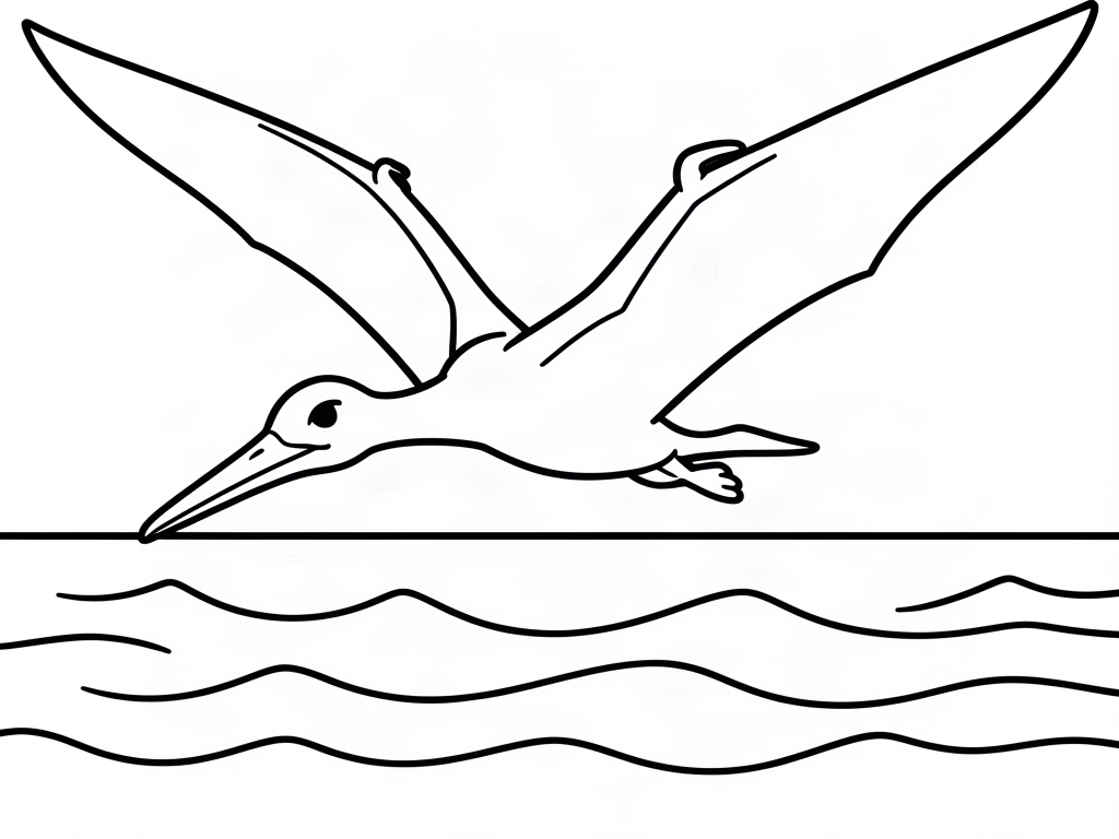 Dinosaur coloring page 08 - free printable