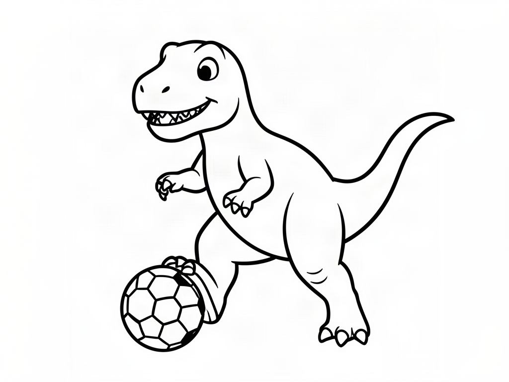 Dinosaur coloring page 09 - free printable