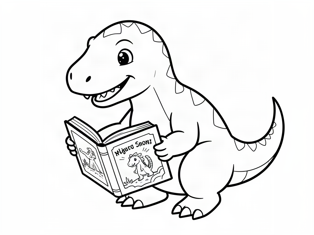 Dinosaur coloring page 11 - free printable