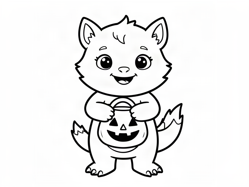 Halloween coloring page 08 - free printable